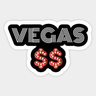 Vegas $$ Sticker